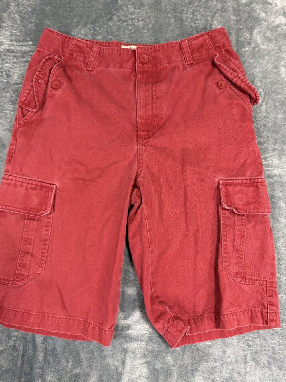 Urban Pipeline Boys Red Cargo Shorts Size 16